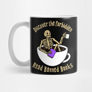 Discover the Forbidden, Read Banned Books Mug